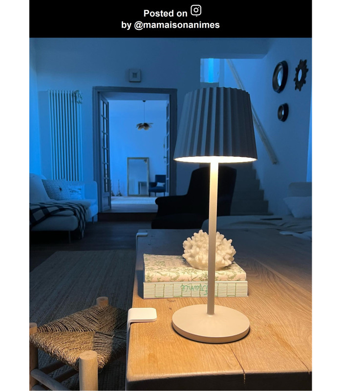 Justine Cottage Rechargeable Table lamp Outdoor-7