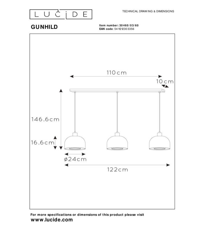 Gunhild Classic Pendant light-10