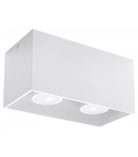 2 Light Ceiling White, GU10 - 1