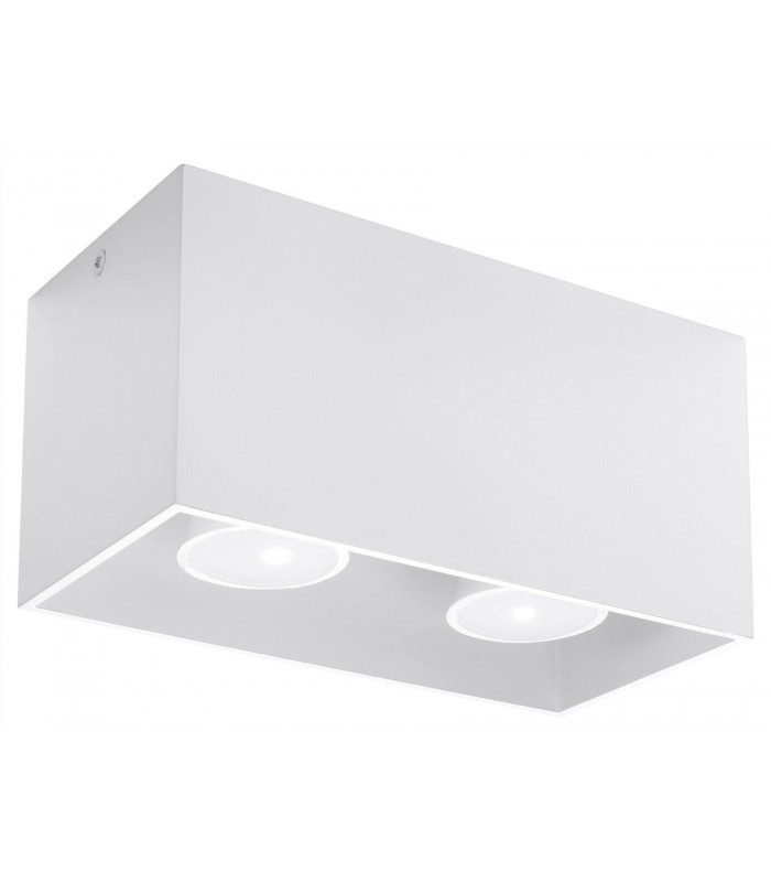 2 Light Ceiling White, GU10 - 1