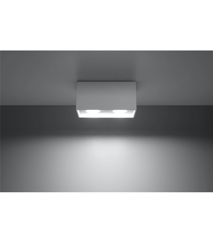 2 Light Ceiling White, GU10 - 3