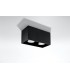 2 Light Ceiling Black, GU10 - 2