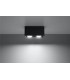2 Light Ceiling Black, GU10 - 3