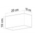 2 Light Ceiling Grey, GU10 - 4