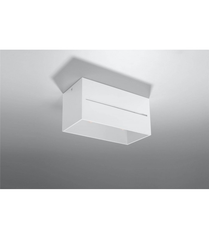 2 Light Ceiling White, GU10 - 2