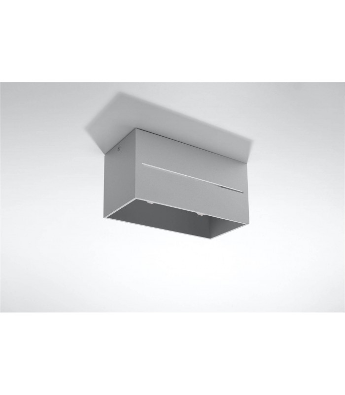 2 Light Ceiling Grey, GU10 - 3