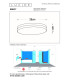 Biskit Modern Flush ceiling light Bathroom-7