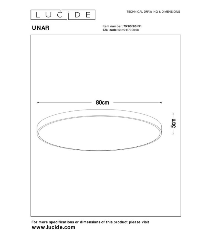 Unar Modern Flush ceiling light-7