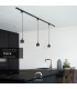 TRACK Starter set - 1-circuit Track lighting system - 2 meters - Black-2