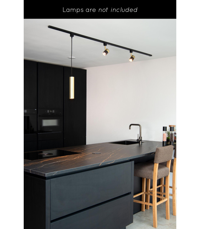 TRACK Starter set - 1-circuit Track lighting system - 2 meters - Black-7