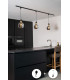 TRACK Starter set - 1-circuit Track lighting system - 2 meters - Black-8