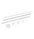 TRACK Starter set - 1-circuit Track lighting system - 2 meters - White-1
