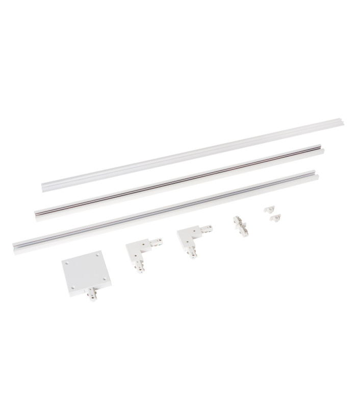 TRACK Starter set - 1-circuit Track lighting system - 2 meters - White-1