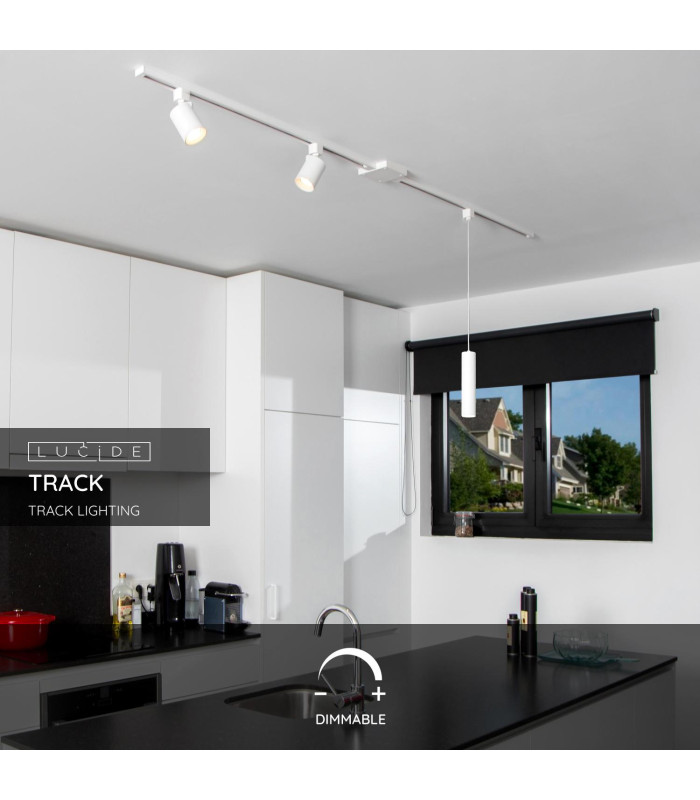 TRACK Starter set - 1-circuit Track lighting system - 2 meters - White-2
