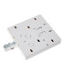 TRACK Power supply - 1-circuit Track lighting system - Single/Double - White (Extension)-3