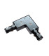 TRACK L-connector - 1-circuit Track lighting system - Right - Black (Extension)-3