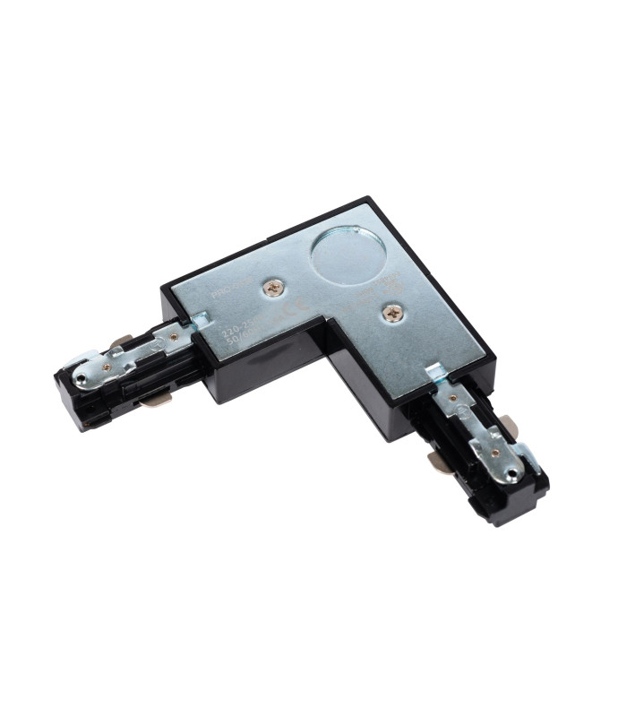 TRACK L-connector - 1-circuit Track lighting system - Right - Black (Extension)-3