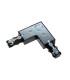 TRACK L-connector - 1-circuit Track lighting system - Left - Black (Extension)-3