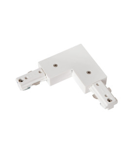 TRACK L-connector - 1-circuit Track lighting system - Left - White (Extension)-1