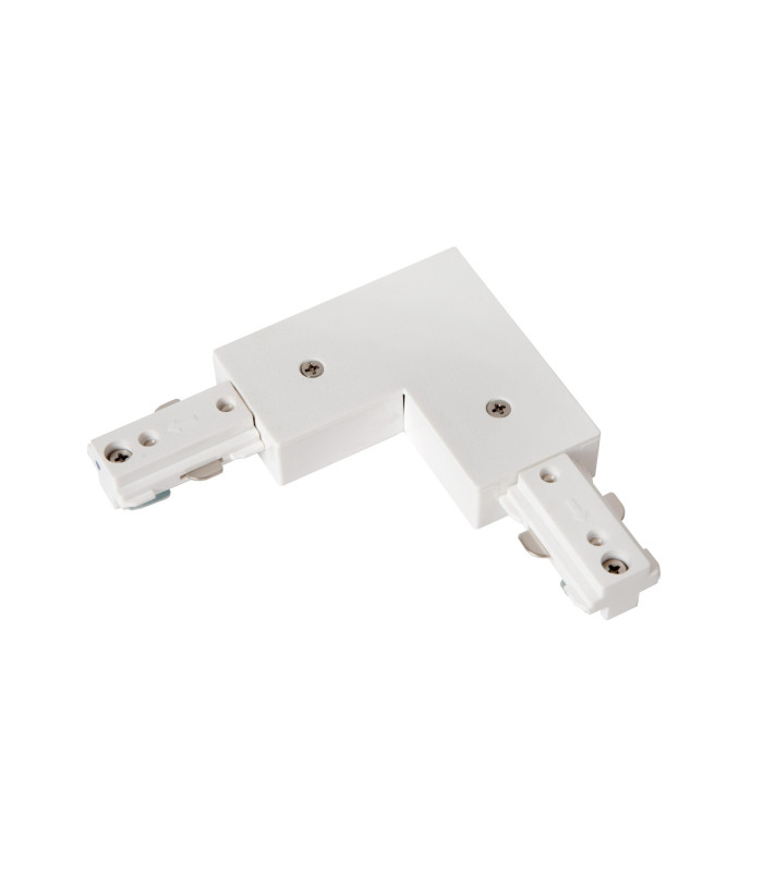 TRACK L-connector - 1-circuit Track lighting system - Left - White (Extension)-4