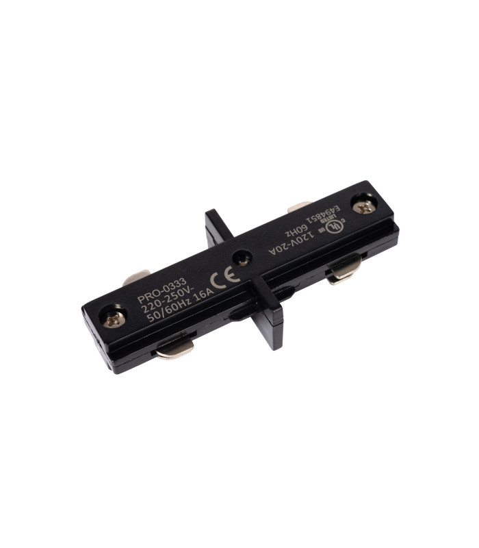 TRACK I-connector - 1-circuit Track lighting system - Black (Extension)-4