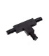 TRACK T-connector - 1-circuit Track lighting system - Black (Extension)-1