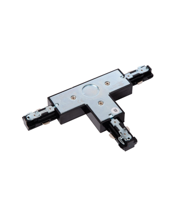 TRACK T-connector - 1-circuit Track lighting system - Black (Extension)-3