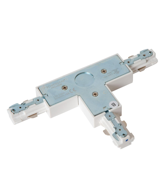 TRACK T-connector - 1-circuit Track lighting system - White (Extension)-3