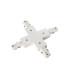 TRACK X-connector - 1-circuit Track lighting system - White (Extension)-1
