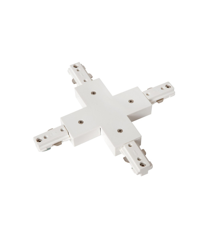TRACK X-connector - 1-circuit Track lighting system - White (Extension)-1