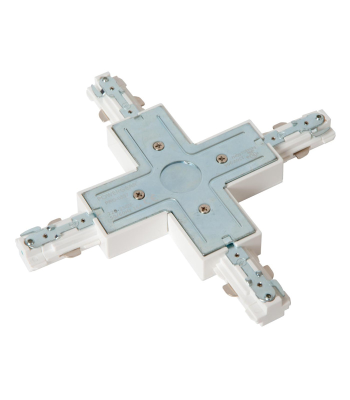 TRACK X-connector - 1-circuit Track lighting system - White (Extension)-3