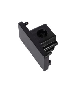 TRACK End cap - 1-circuit Track lighting system - Set of 2 - Black (Extension)-1