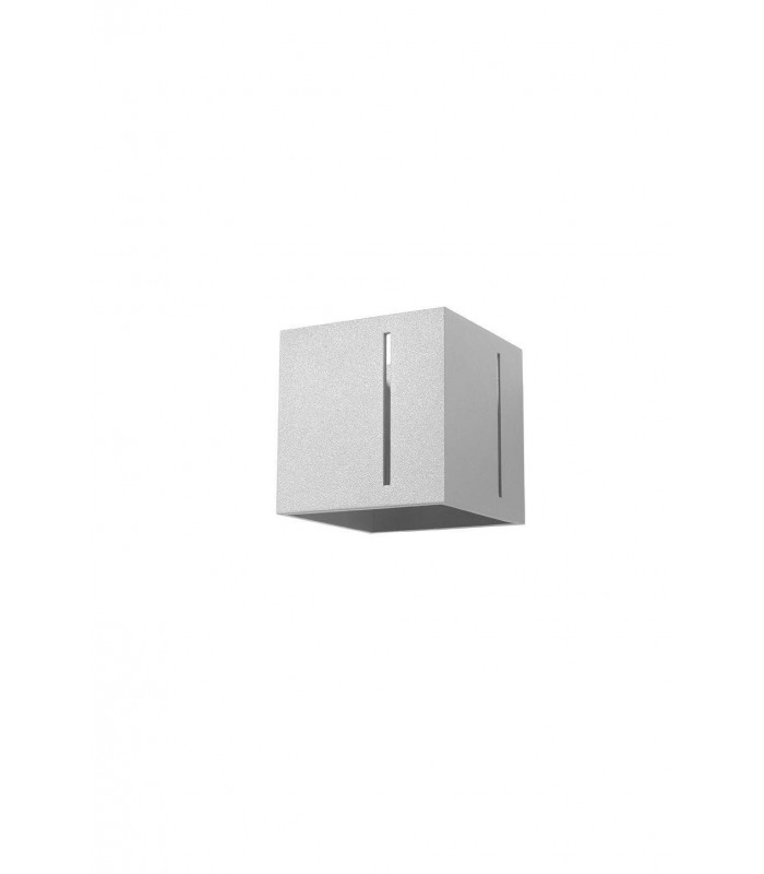 1 Light Flush Wall Light Grey, G9 - 1