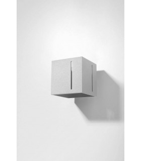 1 Light Flush Wall Light Grey, G9 - 2