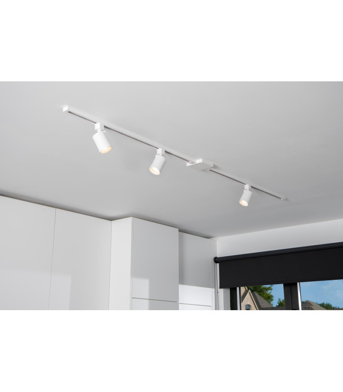 TRACK NIGEL Track spot - 1-circuit Track lighting system - 1xGU10 - White (Extension)-5