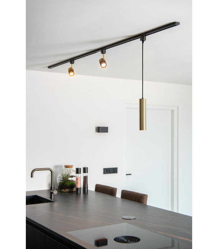 TRACK FLORIS Track spot - 1-circuit Track lighting system - 1xGU10 - Black (Extension)-8