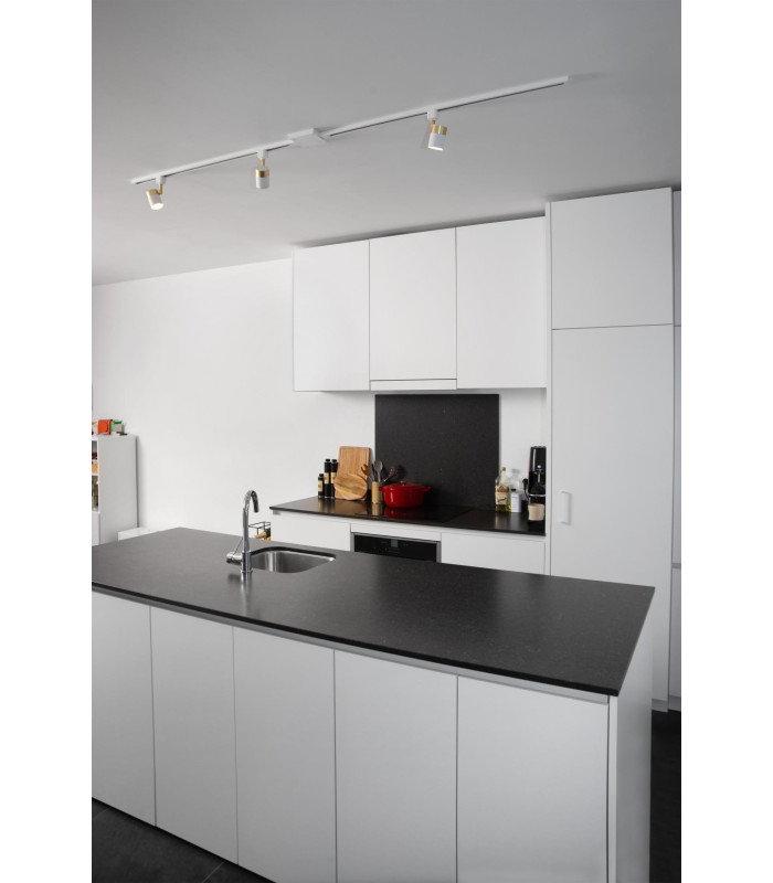 TRACK FLORIS Track spot - 1-circuit Track lighting system - 1xGU10 - White (Extension)-5