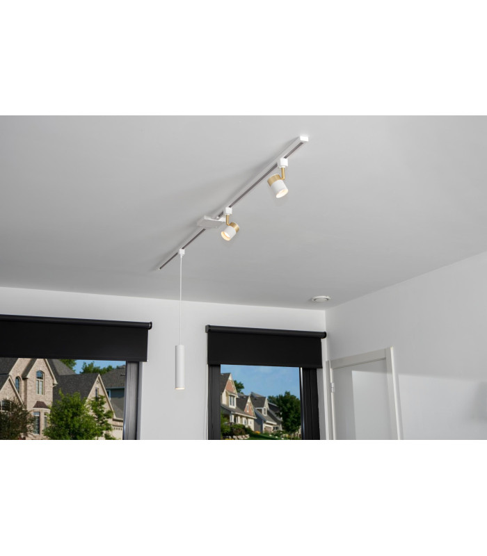 TRACK FLORIS Track spot - 1-circuit Track lighting system - 1xGU10 - White (Extension)-8