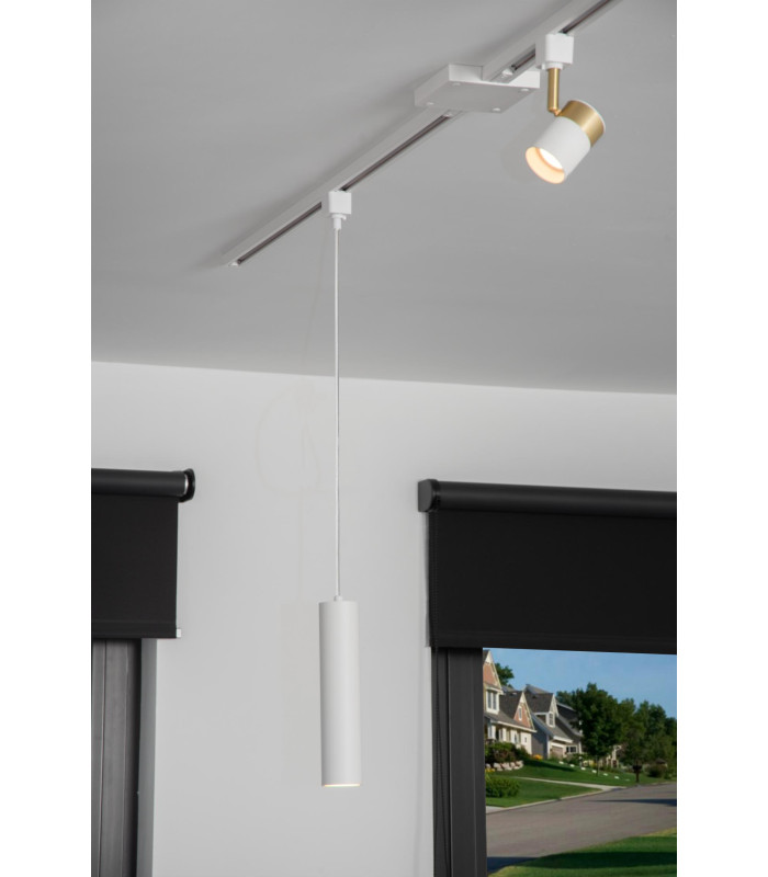 TRACK FLORIS Track spot - 1-circuit Track lighting system - 1xGU10 - White (Extension)-9