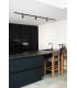 TRACK FAVORI Track spot - 1-circuit Track lighting system - 1xGU10 - Black (Extension)-4