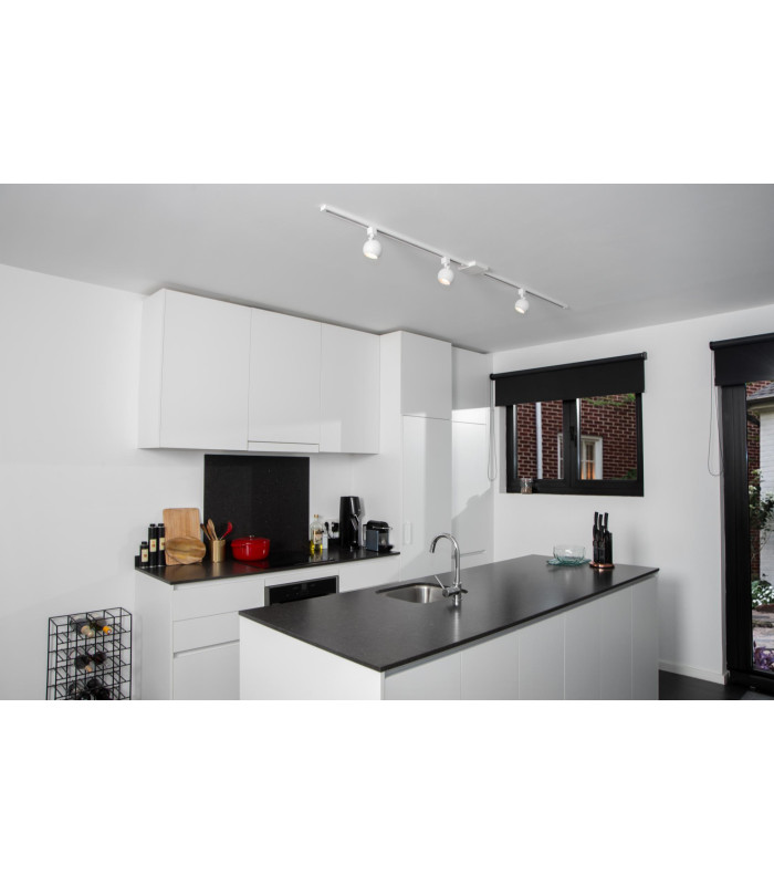 TRACK FAVORI Track spot - 1-circuit Track lighting system - 1xGU10 - White (Extension)-4