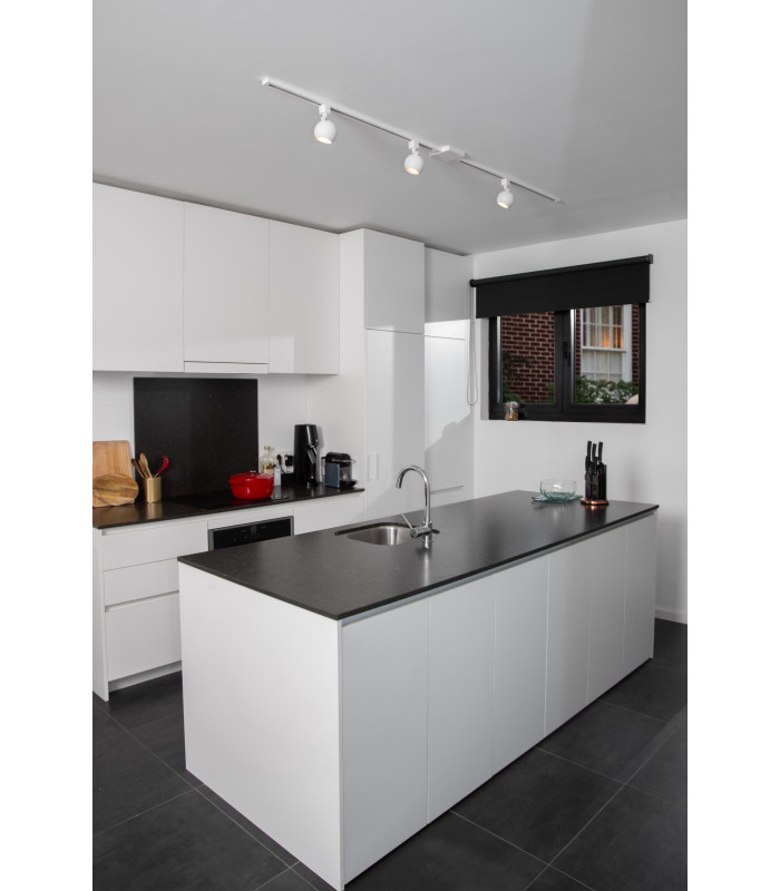 TRACK FAVORI Track spot - 1-circuit Track lighting system - 1xGU10 - White (Extension)-6