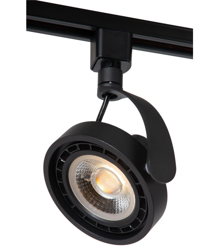 TRACK DORIAN Track spot - 1-circuit Track lighting system - 1xES111 - Black (Extension)-1