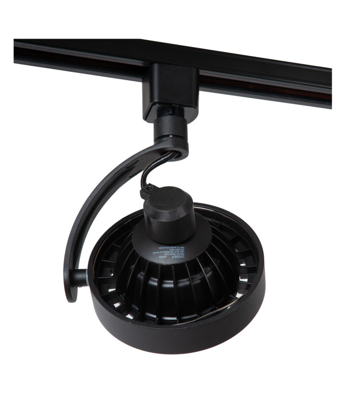 TRACK DORIAN Track spot - 1-circuit Track lighting system - 1xES111 - Black (Extension)-7