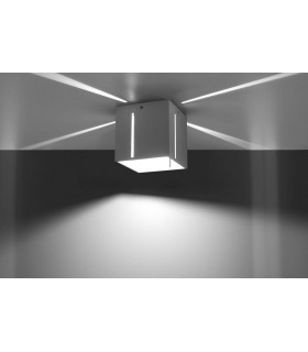 1 Light Flush Ceiling Light White, G9 - 2