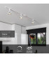 TRACK DORIAN Track spot - 1-circuit Track lighting system - 1xES111 - White (Extension)-2