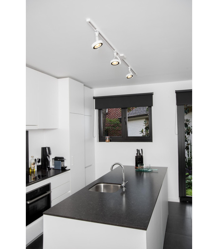 TRACK DORIAN Track spot - 1-circuit Track lighting system - 1xES111 - White (Extension)-7