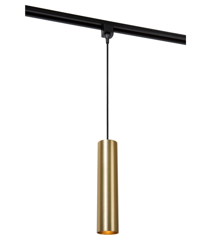 TRACK FLORIS pendant - 1-circuit Track lighting system - 1xGU10 - Matt Gold / Brass (Extension)-1