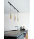 TRACK FLORIS pendant - 1-circuit Track lighting system - 1xGU10 - Matt Gold / Brass (Extension)-5