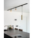 TRACK FLORIS pendant - 1-circuit Track lighting system - 1xGU10 - Matt Gold / Brass (Extension)-9